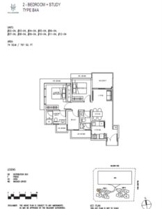 HillHaven- Floor-Plan-2+S-Type-B4A