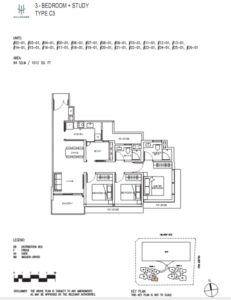 HillHaven- Floor-Plan-3+S-Type-C3