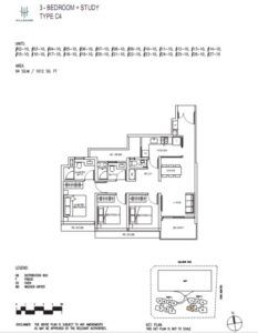 HillHaven- Floor-Plan-3+S-Type-C4